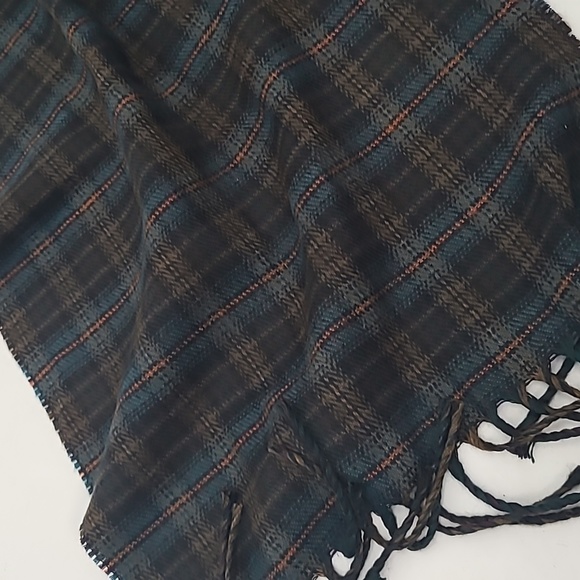 Vintage Christian Dior cashmaire tartan plaid scarf - Picture 5 of 6